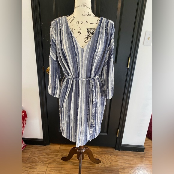 PORRIDGE Clothing - V Neck Dress  - Size Small - Picture 6 of 8